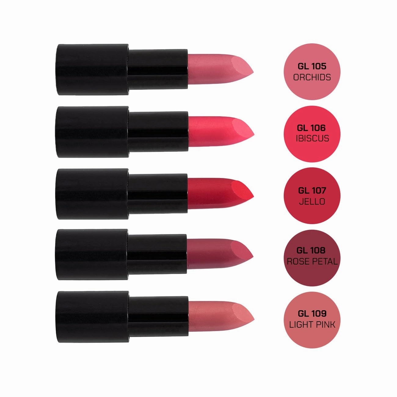 Radiant Professional Advanced Care Glossy Lipstick for Women with Hyaluronic Acid and Natural Polysaccharide | Available in 10 Creamy - Moisturising Shades | Cosmetics | Long Lasting Lipstick |(GL108)