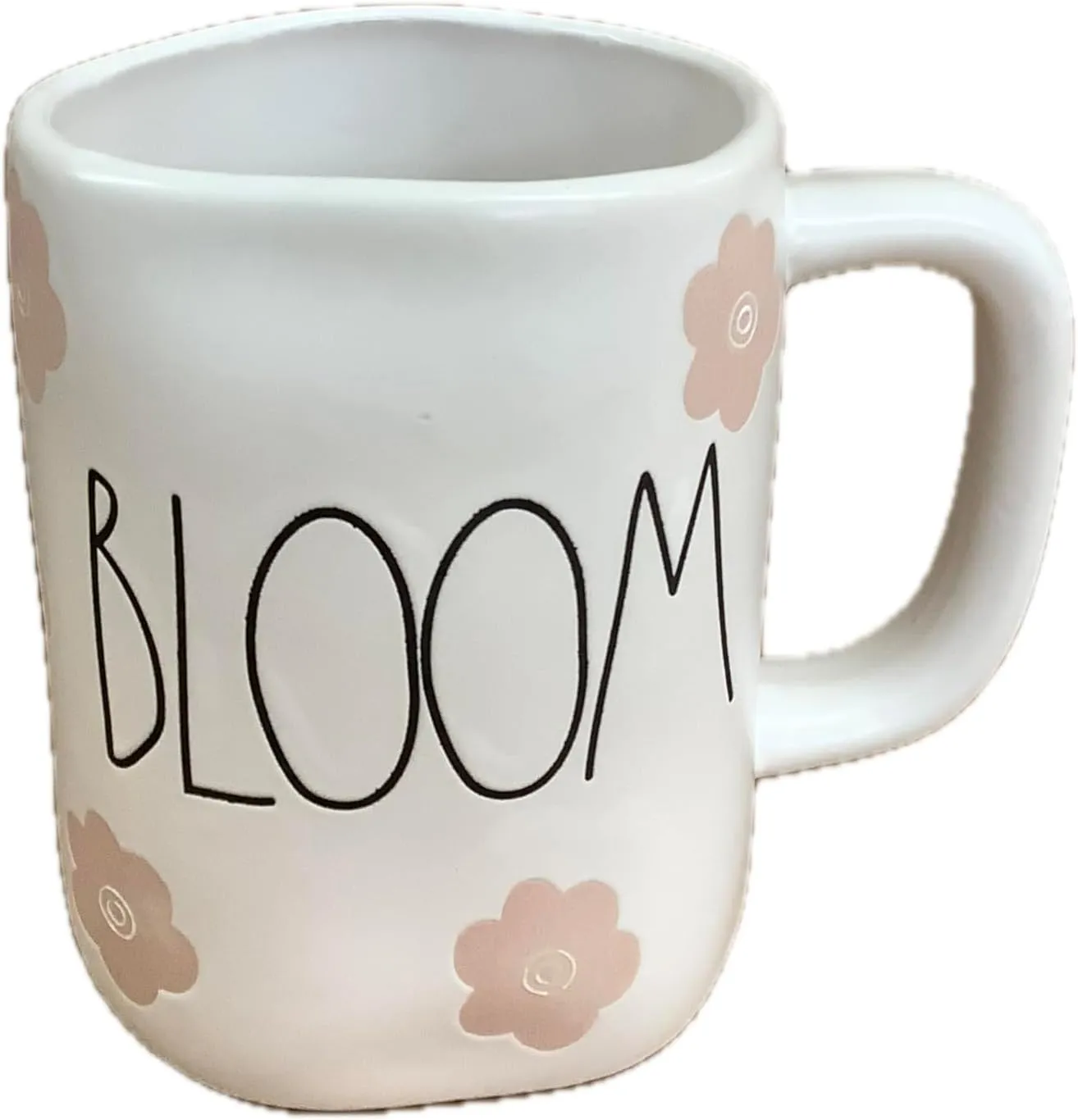 Rae Dunn Coffee Tea Ceramic Mug - Bloom (Bloom (Flowers All Around))