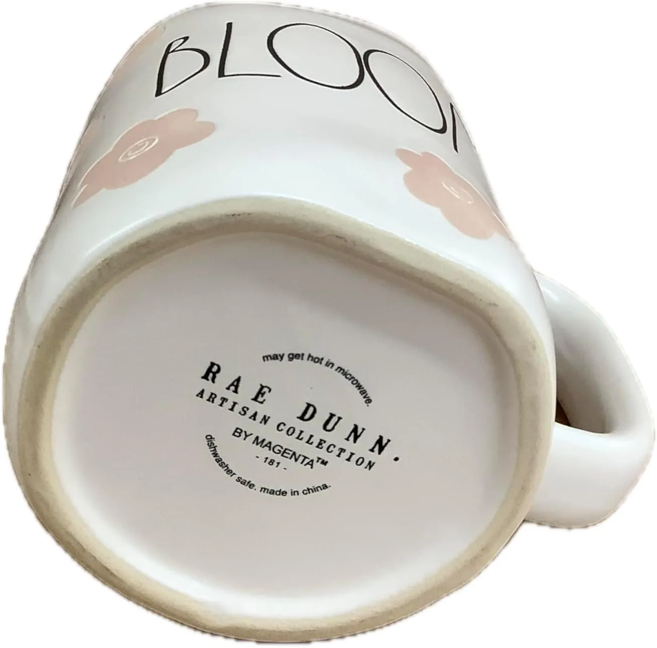 Rae Dunn Coffee Tea Ceramic Mug - Bloom (Bloom (Flowers All Around))