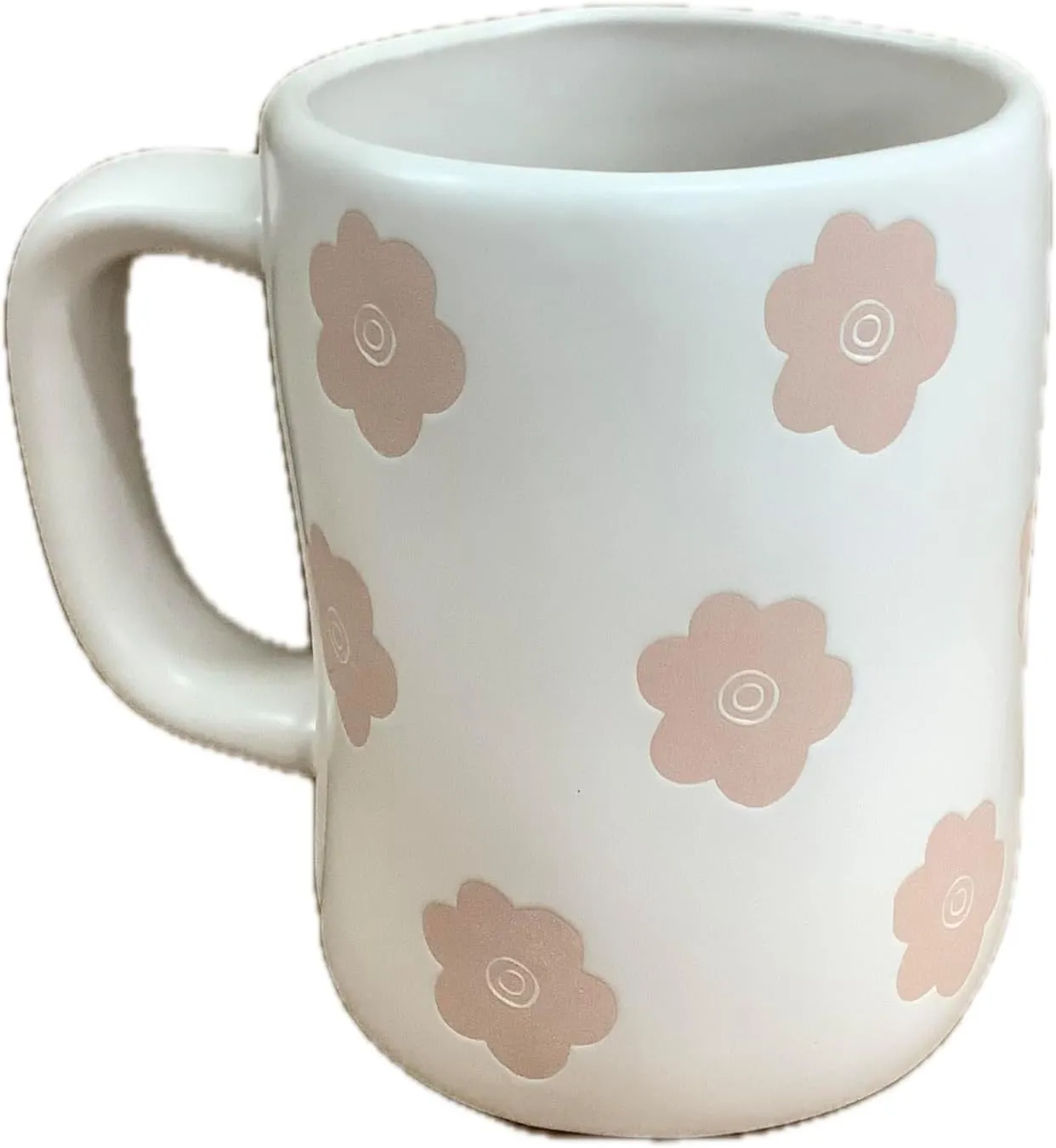 Rae Dunn Coffee Tea Ceramic Mug - Bloom (Bloom (Flowers All Around))