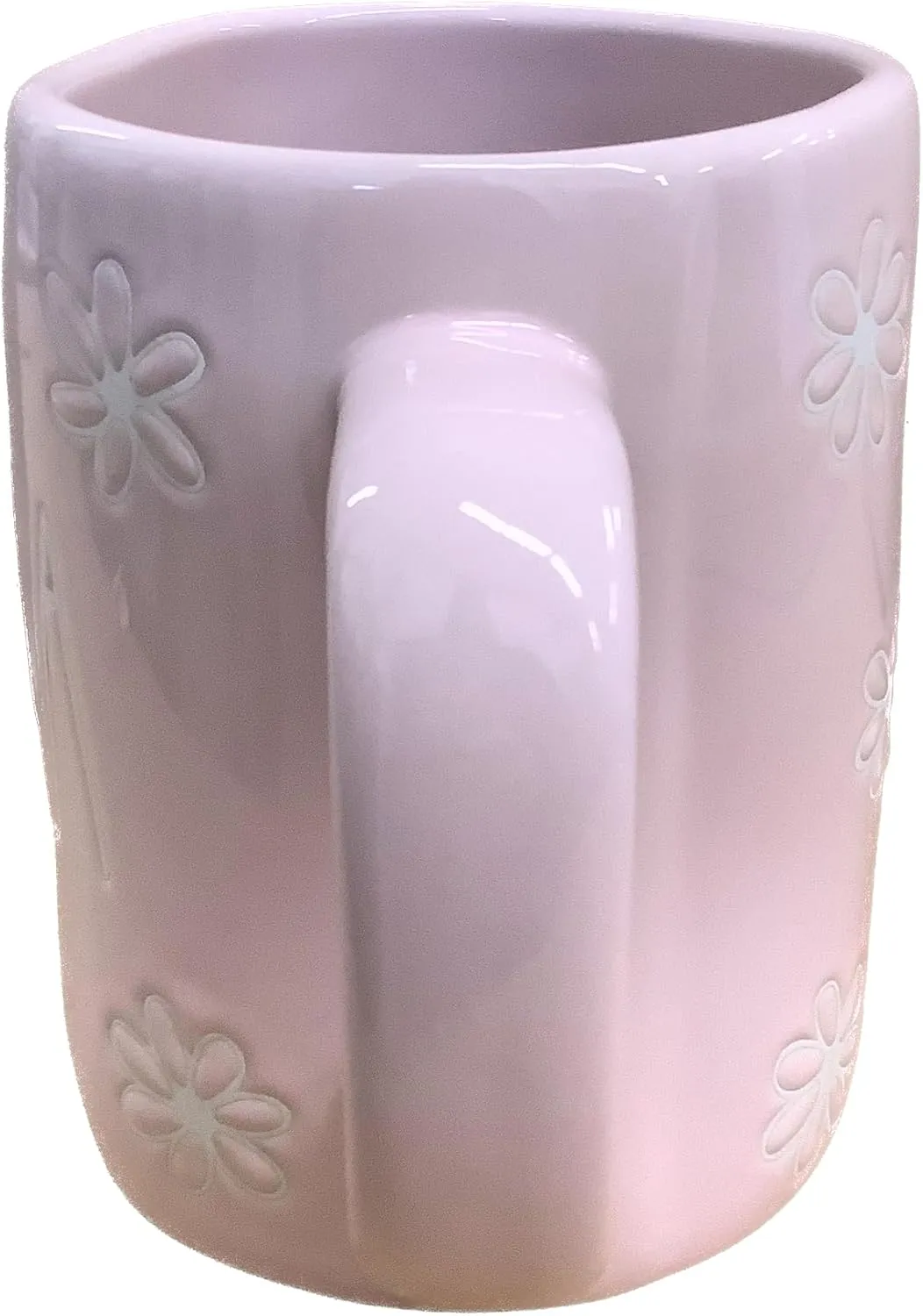 Rae Dunn Mother's Day Coffee Mug - Gift for Nana - Blush Pink with Daisies - NANA