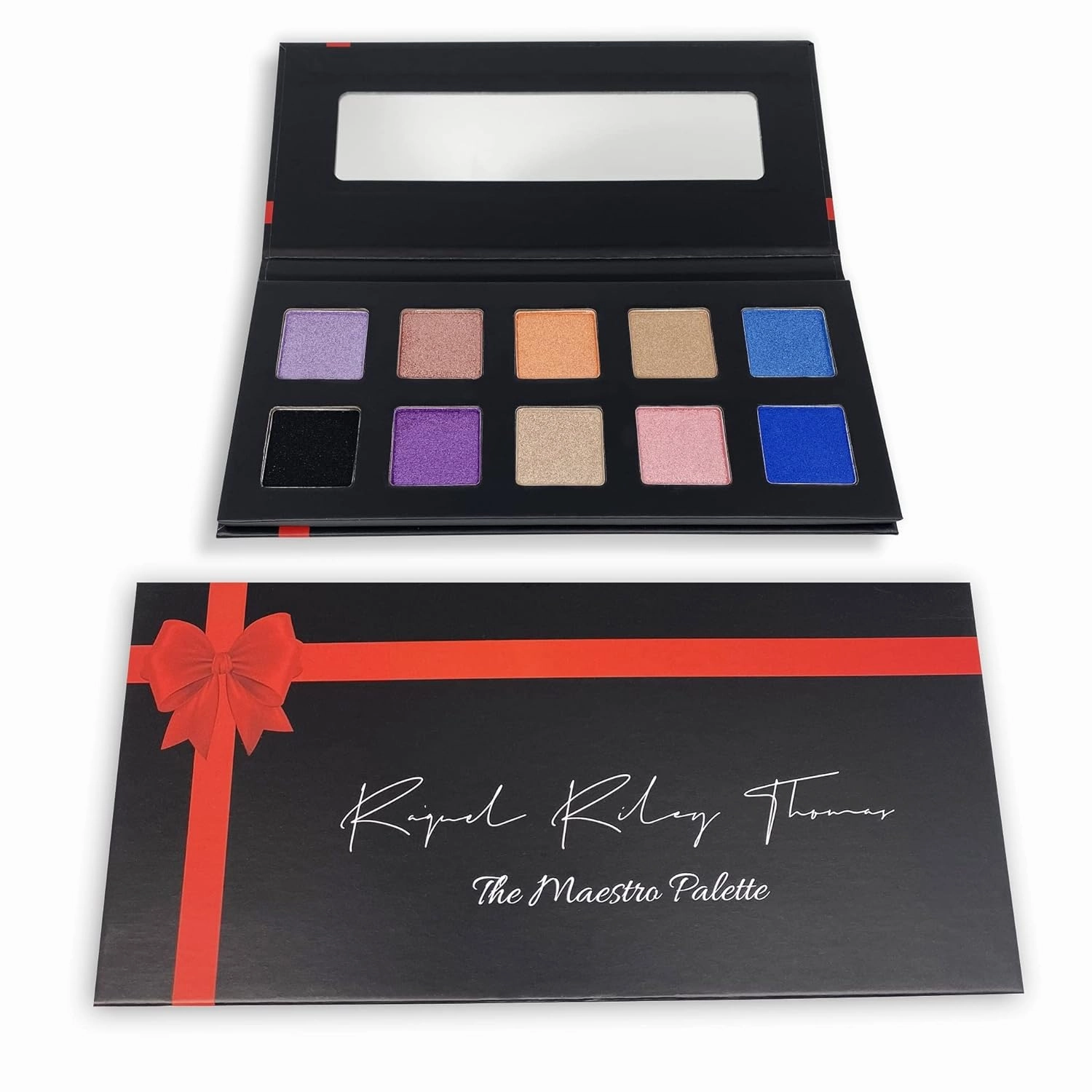 Raquel Riley Thomas RRTBeauty Maestro Deep Pigmented 10 Color Eyeshadow (Blue Queen Palette)