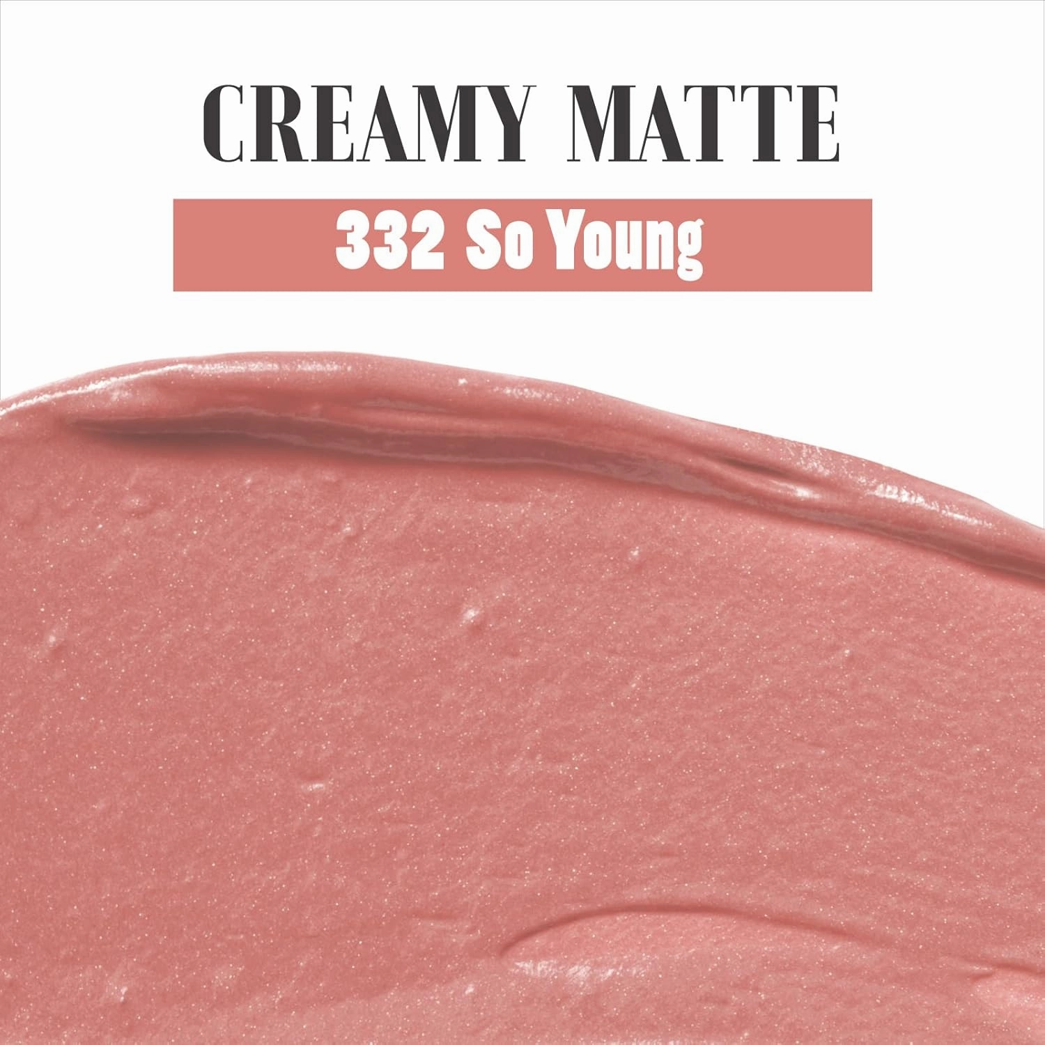 READY TO SHINE Matte Vegan Lipstick with Creamy Satin Finish, Fresh Light Strawberry Lip Color -CRUSH ON YOU (332-So Young)