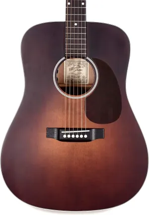 Recording King Series 11 6 String Acoustic-Electric Guitar, Right, Satin Transparent Brownburst (RDS-11-FE3-TBR)