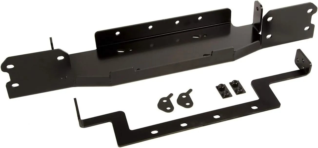 Rugged Ridge Spartacus Bumper Accessory | Winch Plate | Steel, Satin Black | 11543.16 | Fits Spartacus JL/JT Bumper from Rugged Ridge