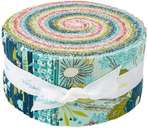 Sandy Gervais Feed My Soul Rolie Polie 40 2.5-inch Strips Jelly Roll Riley Blake Designs RP-14550-40, Assorted