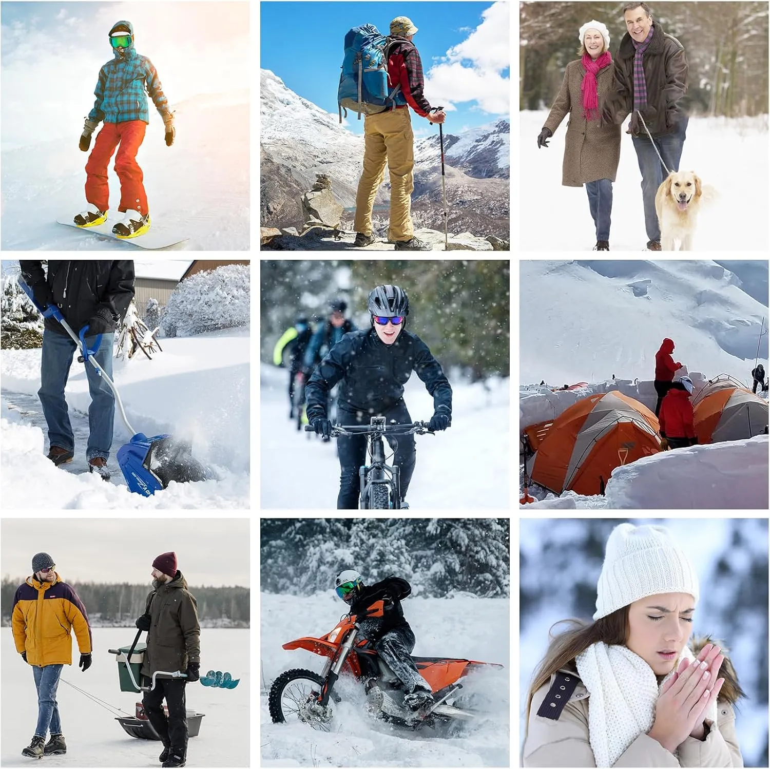 SAVIOR HEAT Heated Gloves, Unisex Rechargeable Battery Powered Electric Heating Glove for Winter Outdoor