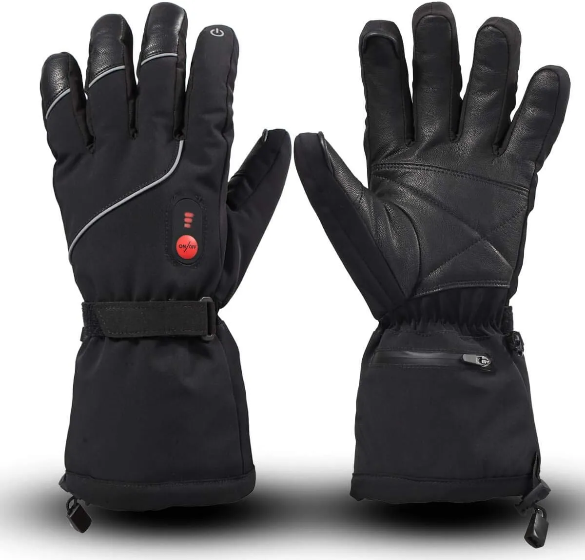 SAVIOR HEAT Heated Gloves, Unisex Rechargeable Battery Powered Electric Heating Glove for Winter Outdoor