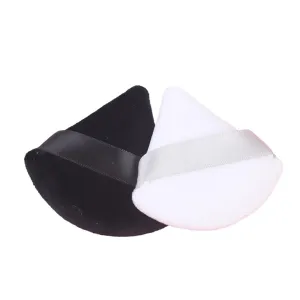 SBTRKT 4pcs 2Pcs Triangle Powder Puff Face Makeup Sponge Soft Velvet Cosmetic Puff Blender Beauty Foundation Sponge Make Up Accessories (Color : Set of four.)