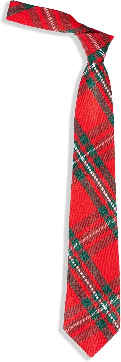 Scottish Neckties For Men - Many Clan Tartans, Acrylic Wool Men Ties