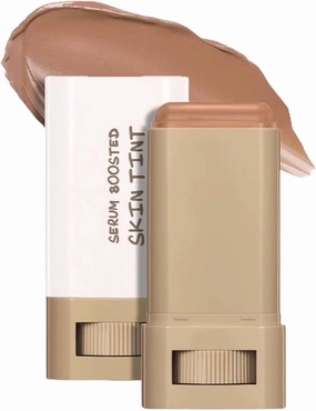 Serum Boosted Skin Tint Beauty Balm, Serum Boosted Foundation Face Stick, Hydrates-#06
