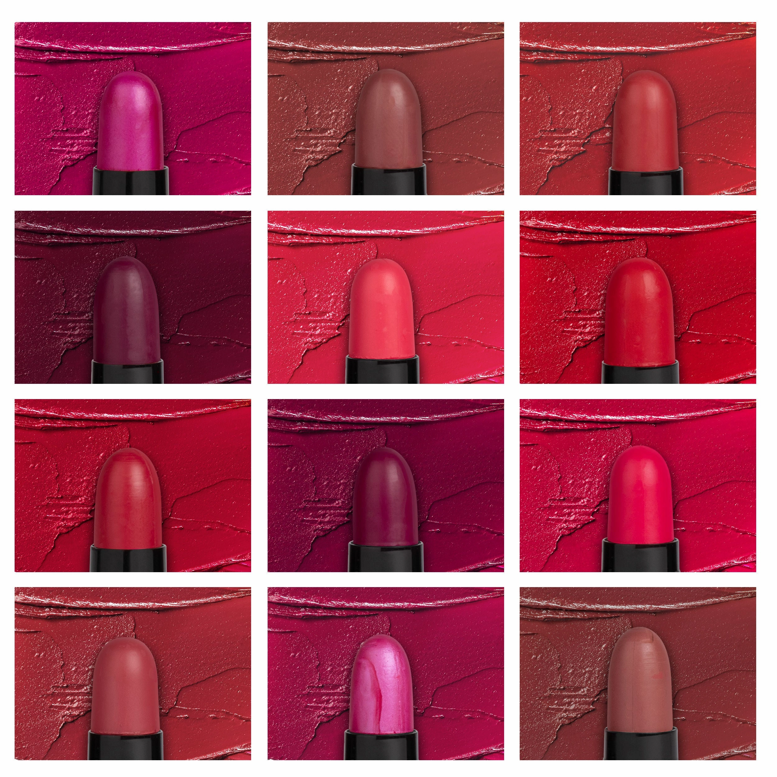 Stay Quirky Lipstick Soft and Super Matte Minis|12 in 1|Long l Multicolored| - Blow It With A Kiss Set of 12 Mini Lipsticks Kit 4 (14.4 g)