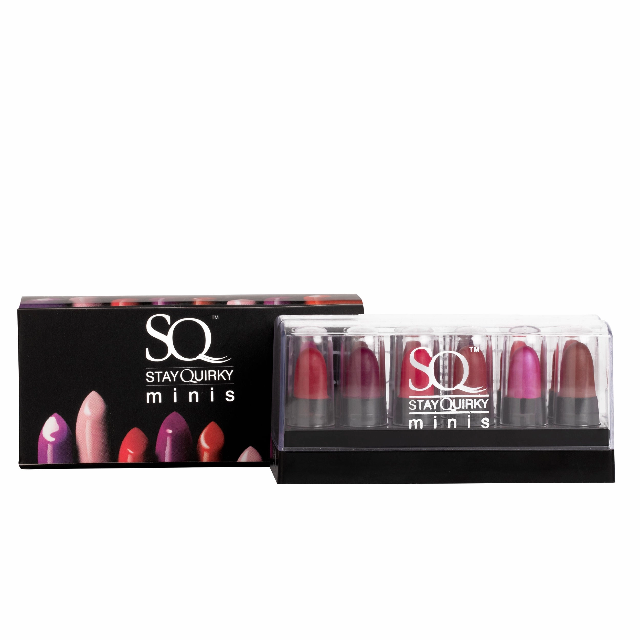 Stay Quirky Lipstick Soft and Super Matte Minis|12 in 1|Long l Multicolored| - Blow It With A Kiss Set of 12 Mini Lipsticks Kit 4 (14.4 g)