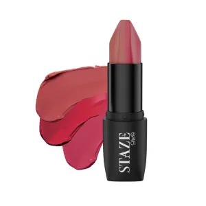 Stazeel 9To9 Love Tri-Angle 3 In 1 Matte Lipstick |3 Unique Shades In 1 | Transfer-Proof | 12 H Longstay | Non Drying Formula With Intense Color Payoff | 03 Caramel Rose | 3.8 G, Red
