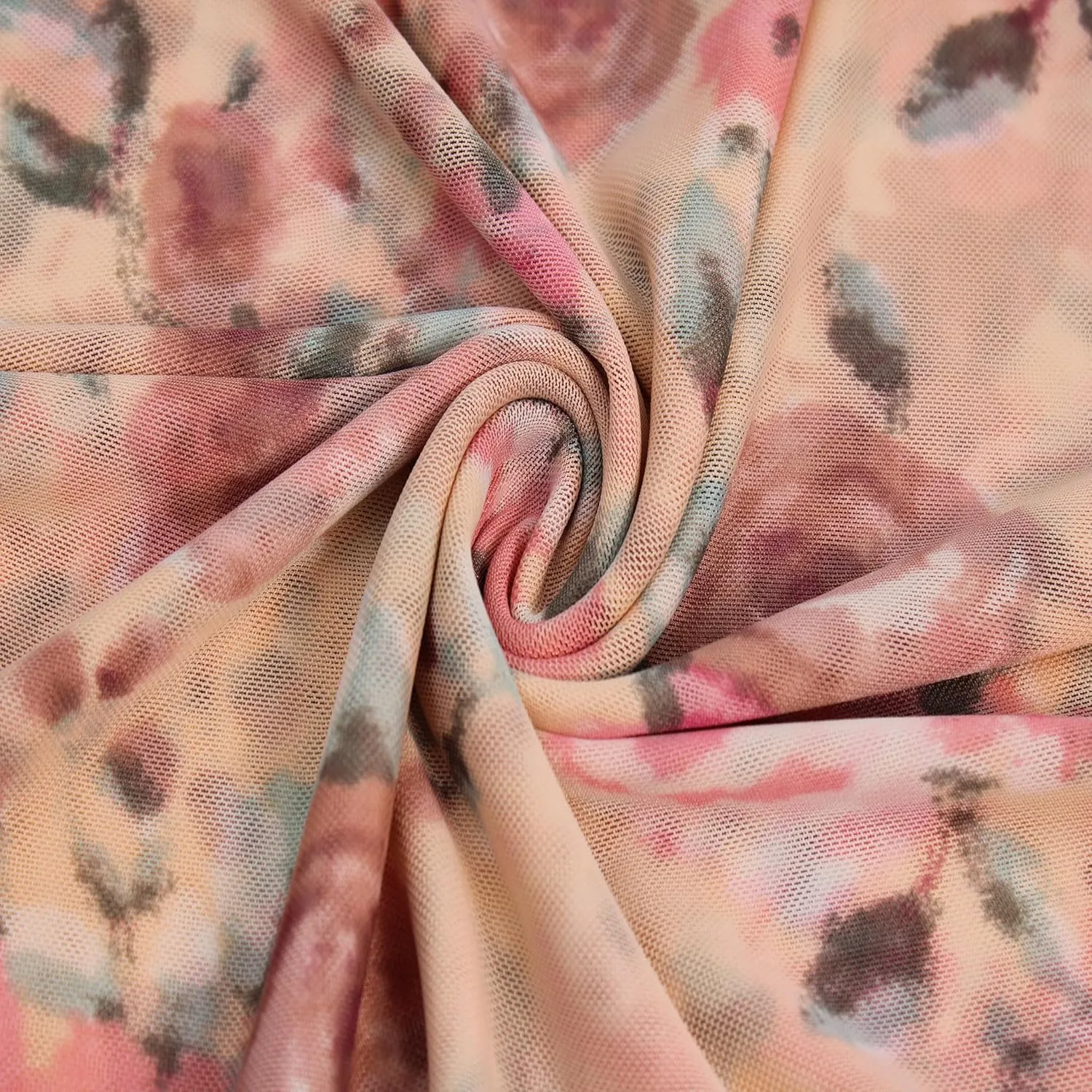 Stylish FABRIC 60" Wide Printed Rayon Spandex Jersey Knit Fabric by The Yard-4-Way Stretch, 180GSM-Soft & Breathable-Apparel, Accessories, Maternity, Decoration & DIY, Blush Coral 3 Yards