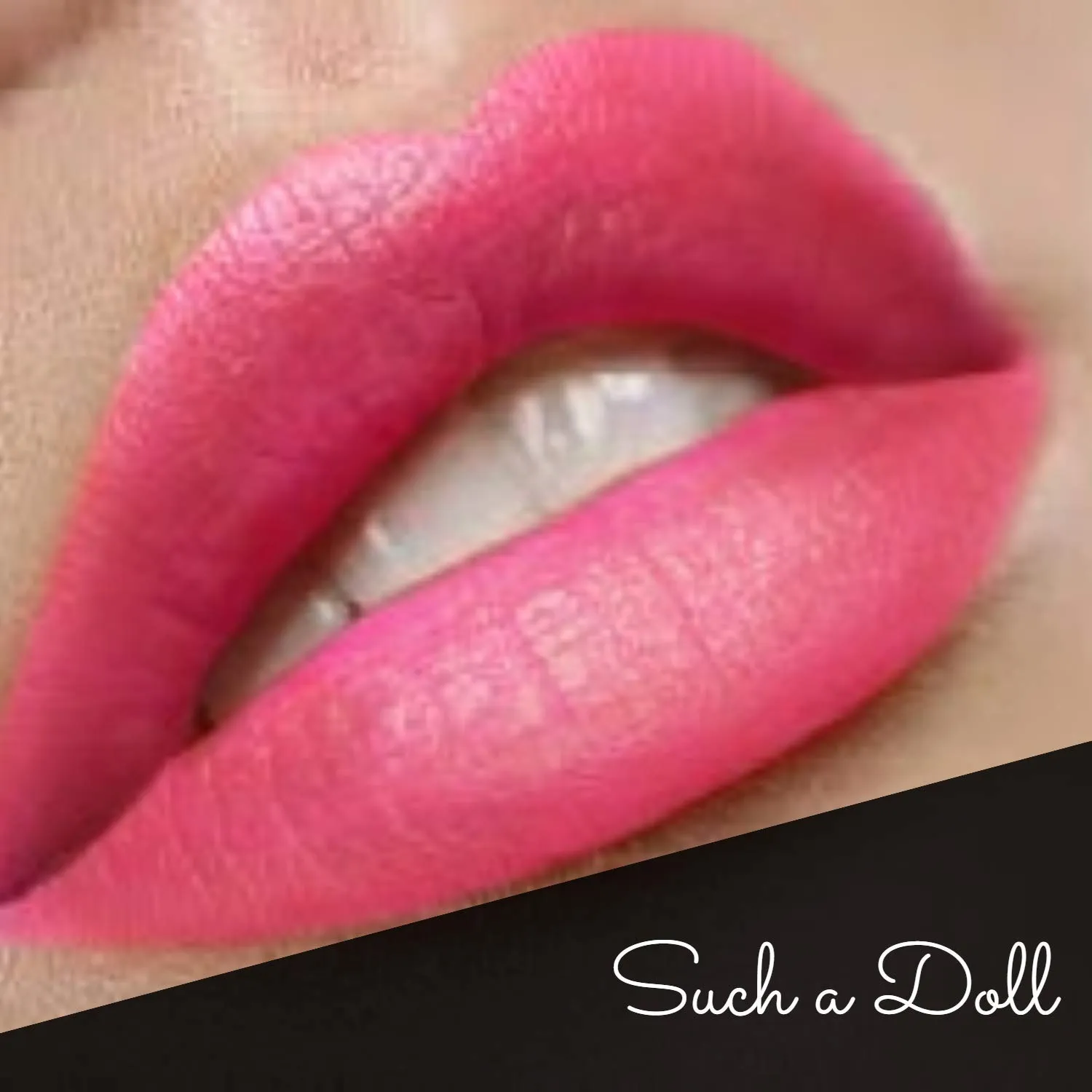 Such A Doll Premium Matte Liquid Lipstick | Bright Pink Cliquestick
