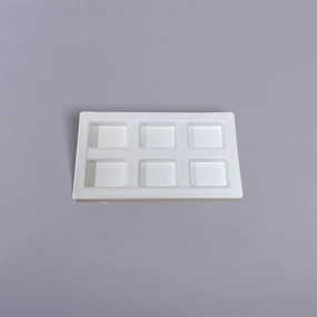 Sustainable Pulp Molded Eyeshadow Palette Packaging Insert