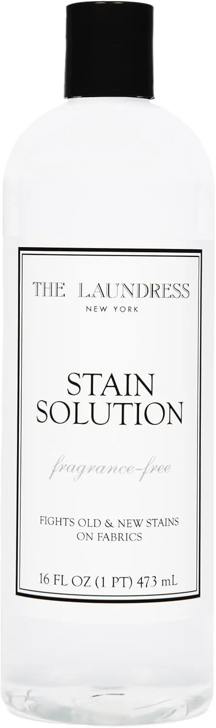 The Laundress Stain Solution, Stain Remover For Clothes; Laundry Stain Remover, Stain Remover Laundry; Red Wine, Coffee, & Blood Stain Remover For Clothes, 16 Fl Oz