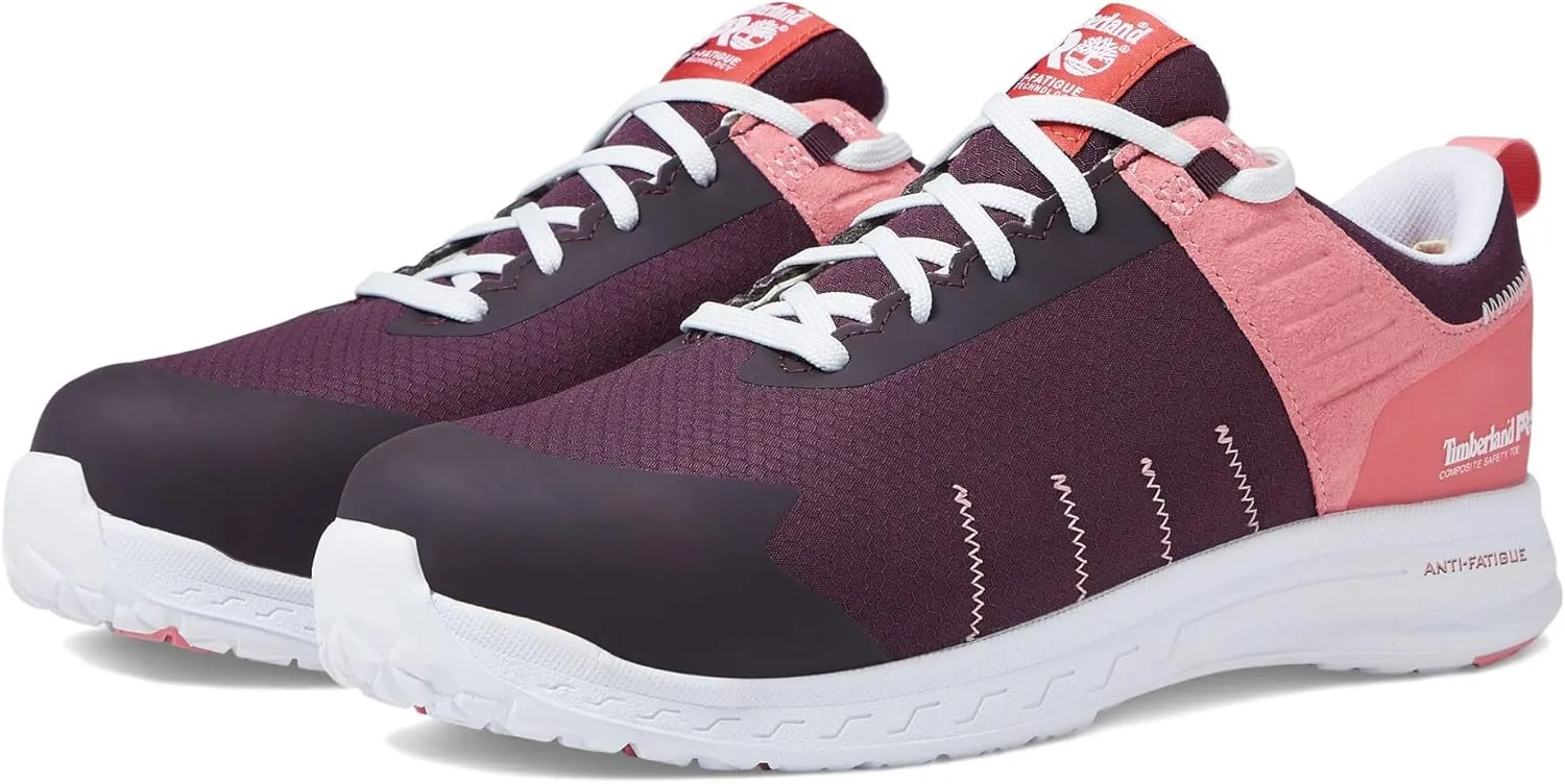 Timberland PRO® Overdrive Composite Safety Toe Women’s Sneakers – Lace-up Closure – Abrasion-Free