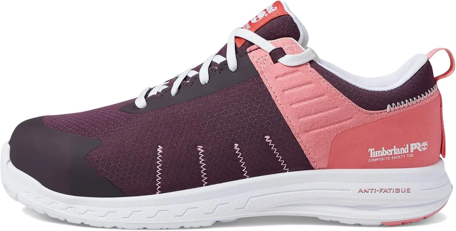 Timberland PRO® Overdrive Composite Safety Toe Women’s Sneakers – Lace-up Closure – Abrasion-Free