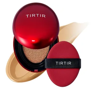 TIRTIR Mask Fit Red Cushion Foundation | Full coverage, Weightless, Skin fit, Satin Glow Finish, Korean Makeup Cushion Foundation (#29N Natural Beige, 0.63 Fl Oz)