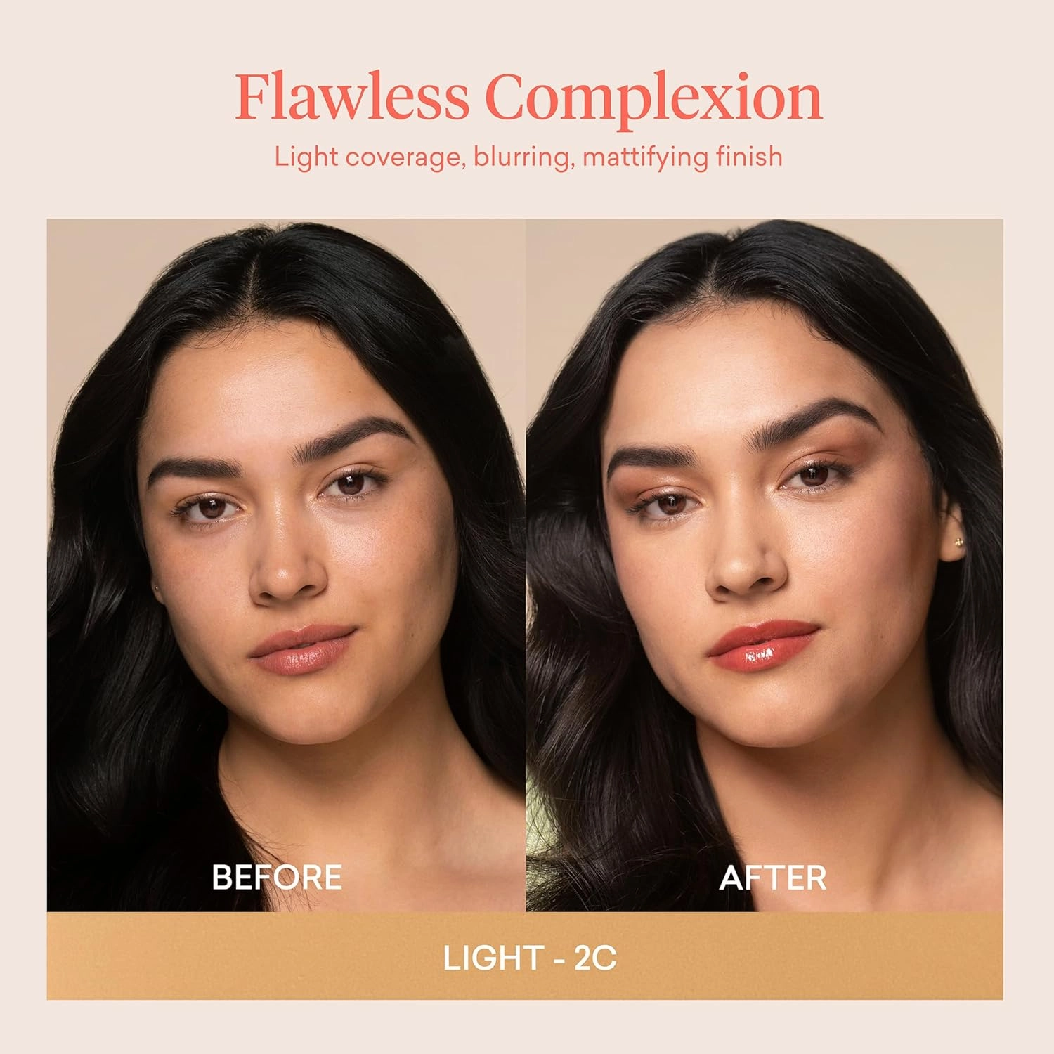 Toty by Sofia Vergara - Ilumina CC Creamy Compact SPF 50  Refill - Mineral Sunscreen for Face - Cream Foundation Balm - Blurring, Matte Light Coverage - Water Resistant - All Skin Types - 2C