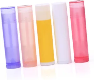 Transparent Rose Red Pink Purple White Black White Cover Ideal for DIY Lip Care and Storage