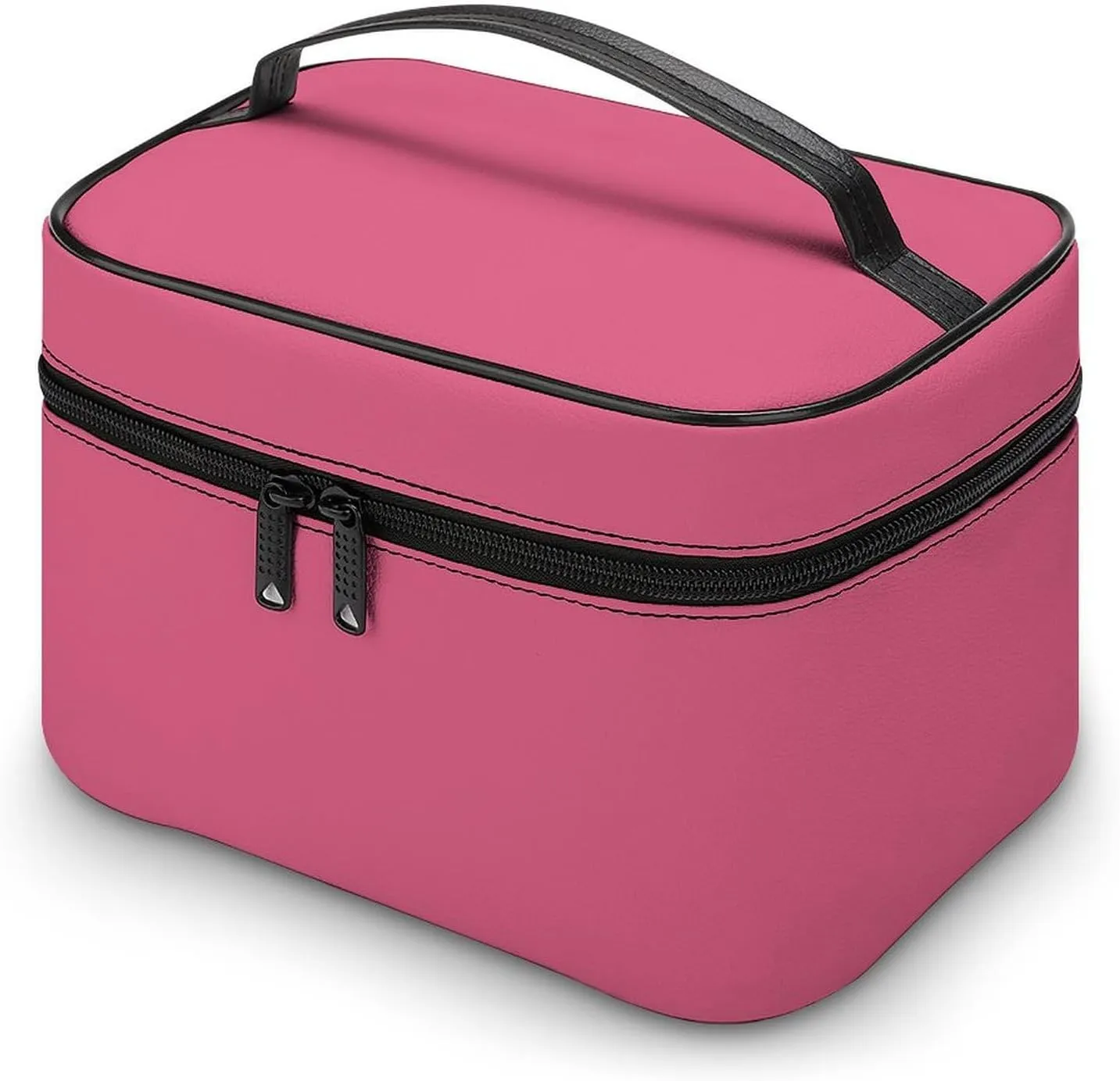 Travel Makeup Bag, Blush Pink (Solid Color) Cosmetic Bags for Women Large Capacity Waterproof Toiletry Bag Make up Organizer