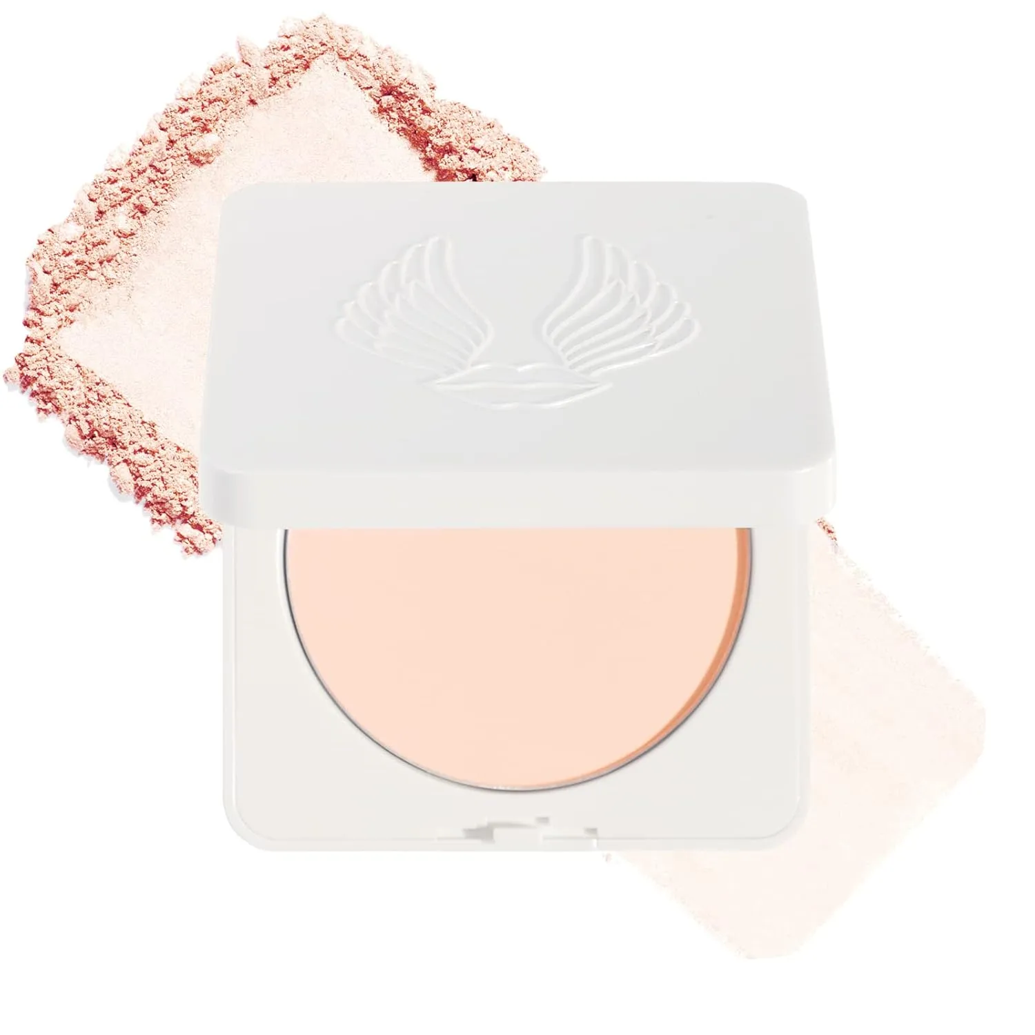 True   Luscious Sheer Halo Complexion Powder in Porcelain - Talc-Free Setting & Foundation Powder - Oil Control Mineral Pressed Powder with Kaolin Clay - Clean, Vegan & Cruelty-Free - 0.32 oz