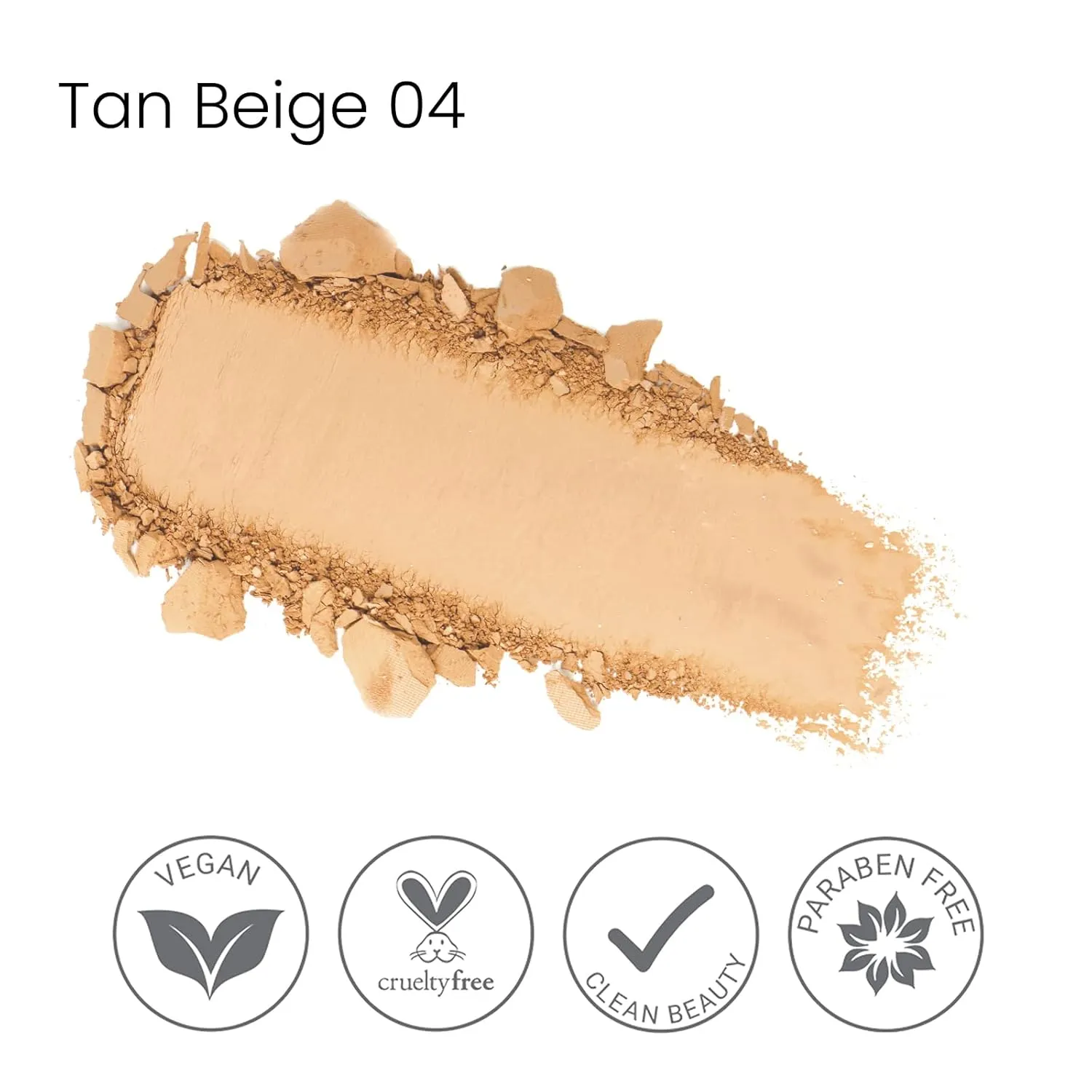 True   Luscious Sheer Halo Complexion Powder in Tan Beige - Talc-Free Setting & Foundation Powder - Oil Control Mineral Pressed Powder with Kaolin Clay - Clean, Vegan & Cruelty-Free - 0.32 oz