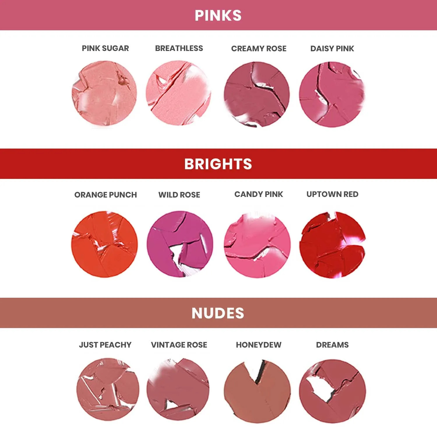 True   Luscious Super Moisture Lipstick – Clean, Vegan and Cruelty Free – Lasting Hydration for Dry Lips with a Satin Finish – Temptation, Rose Pink