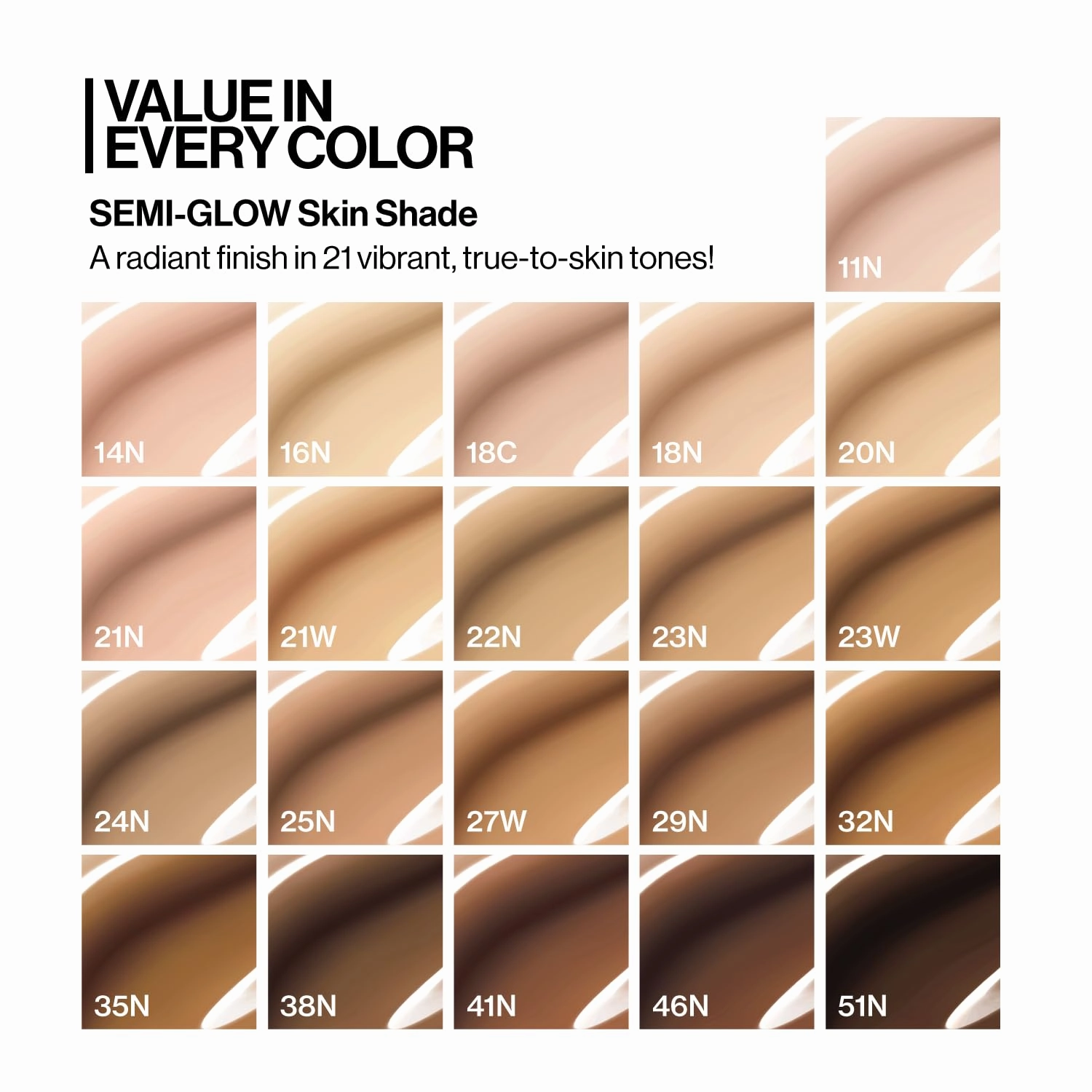 UNLEASHIA Foundation Makeup Healthy-Green Cushion Refill - 15g, Lightweight Buildable Coverage, Vegan Makeup, Natural Satin Finish(21N)