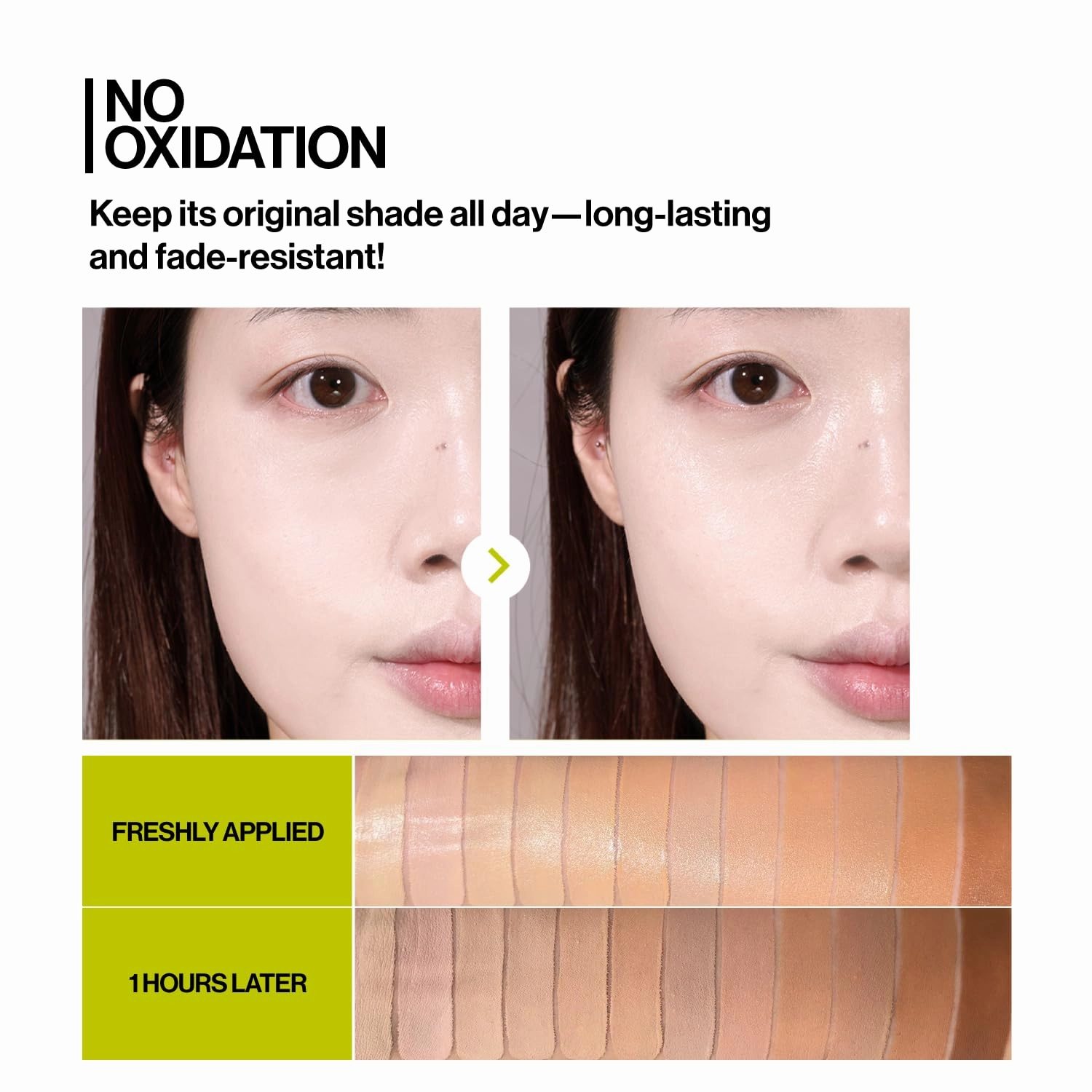 UNLEASHIA Foundation Makeup Healthy-Green Cushion Refill - 15g, Lightweight Buildable Coverage, Vegan Makeup, Natural Satin Finish(21N)