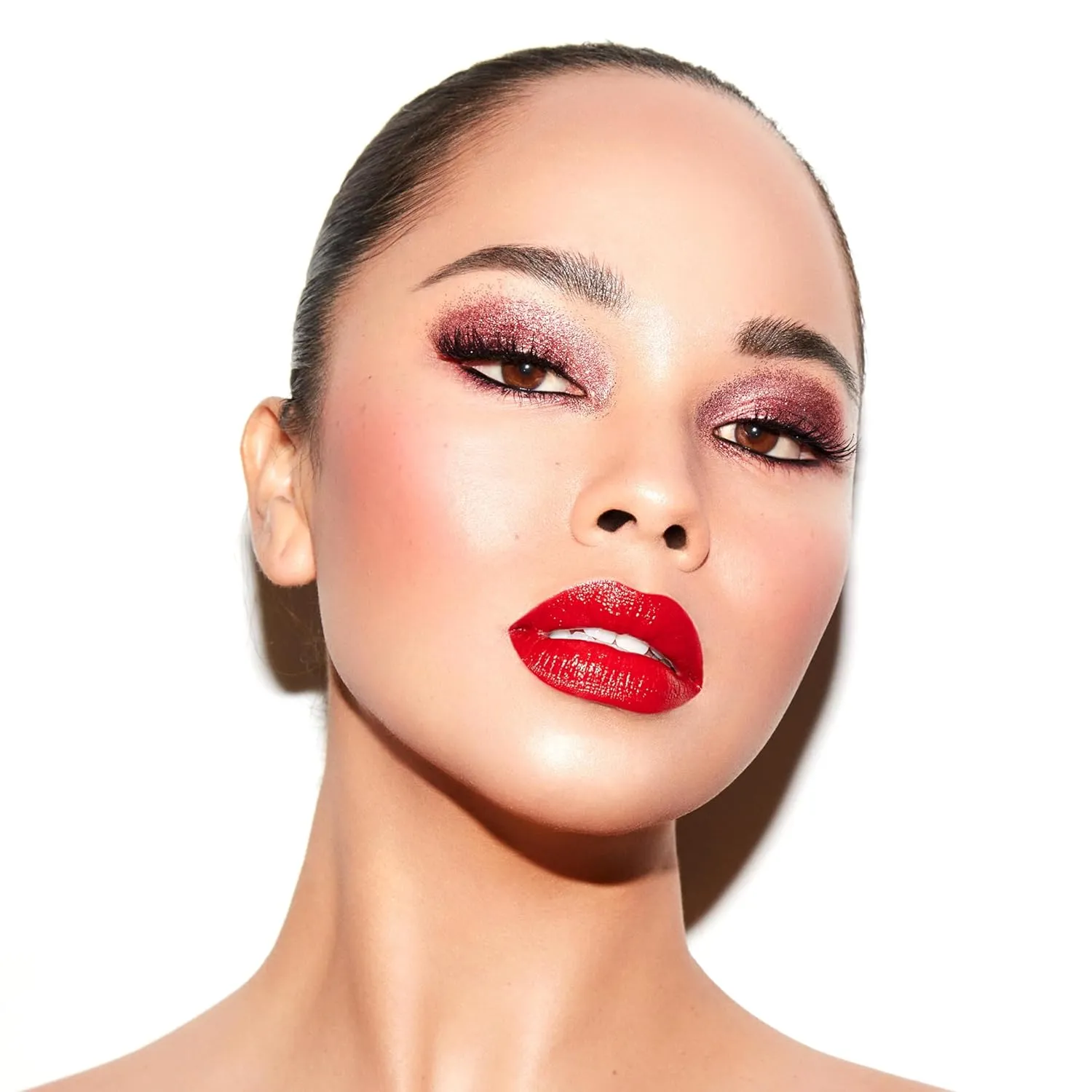 Vegan Lipstick for Women, Matte, Long Lasting, Hydrating Lip Stick with Vitamin E and Watermelon Seed Oil, Vegan Makeup, Paraben and Cruelty Free (Ambitious - Red Color)