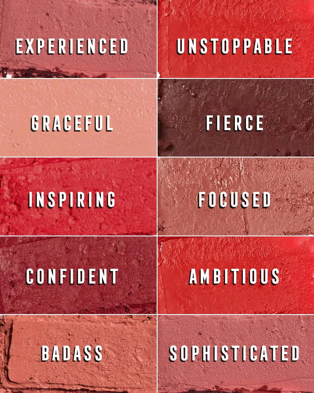 Vegan Lipstick for Women, Matte, Long Lasting, Hydrating Lip Stick with Vitamin E and Watermelon Seed Oil, Vegan Makeup, Paraben and Cruelty Free (Ambitious - Red Color)
