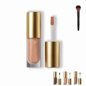 Vegoly Liquid Eye Shadow, Creamy Liquid Eyeshadow, Popular Multi Color Liquids Eyeshadow, Long Lasting Charm Full of Color (Warm Tan)