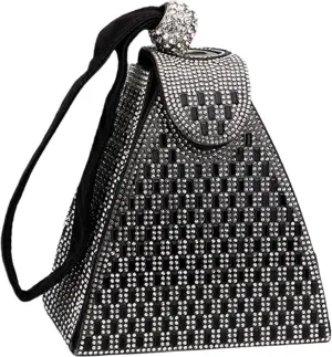 Womens Evening Rhinestone Clutch Bag, Fashion Evening Handbag Purse for Cocktail Wedding Engagement Party Night