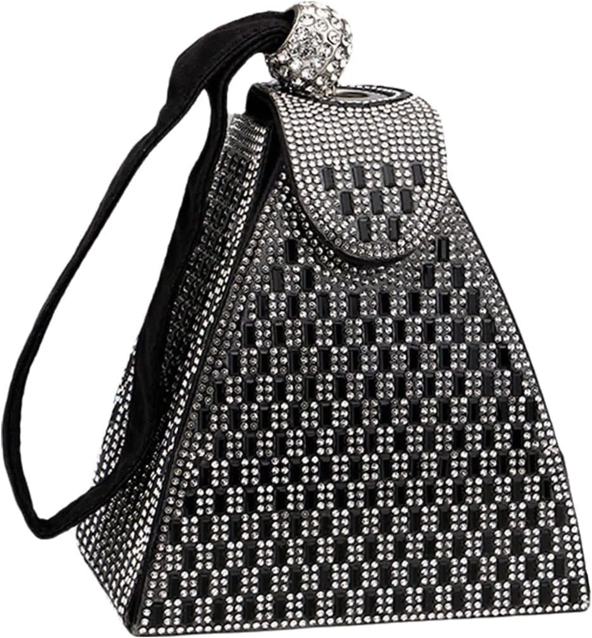 Womens Evening Rhinestone Clutch Bag, Fashion Evening Handbag Purse for Cocktail Wedding Engagement Party Night