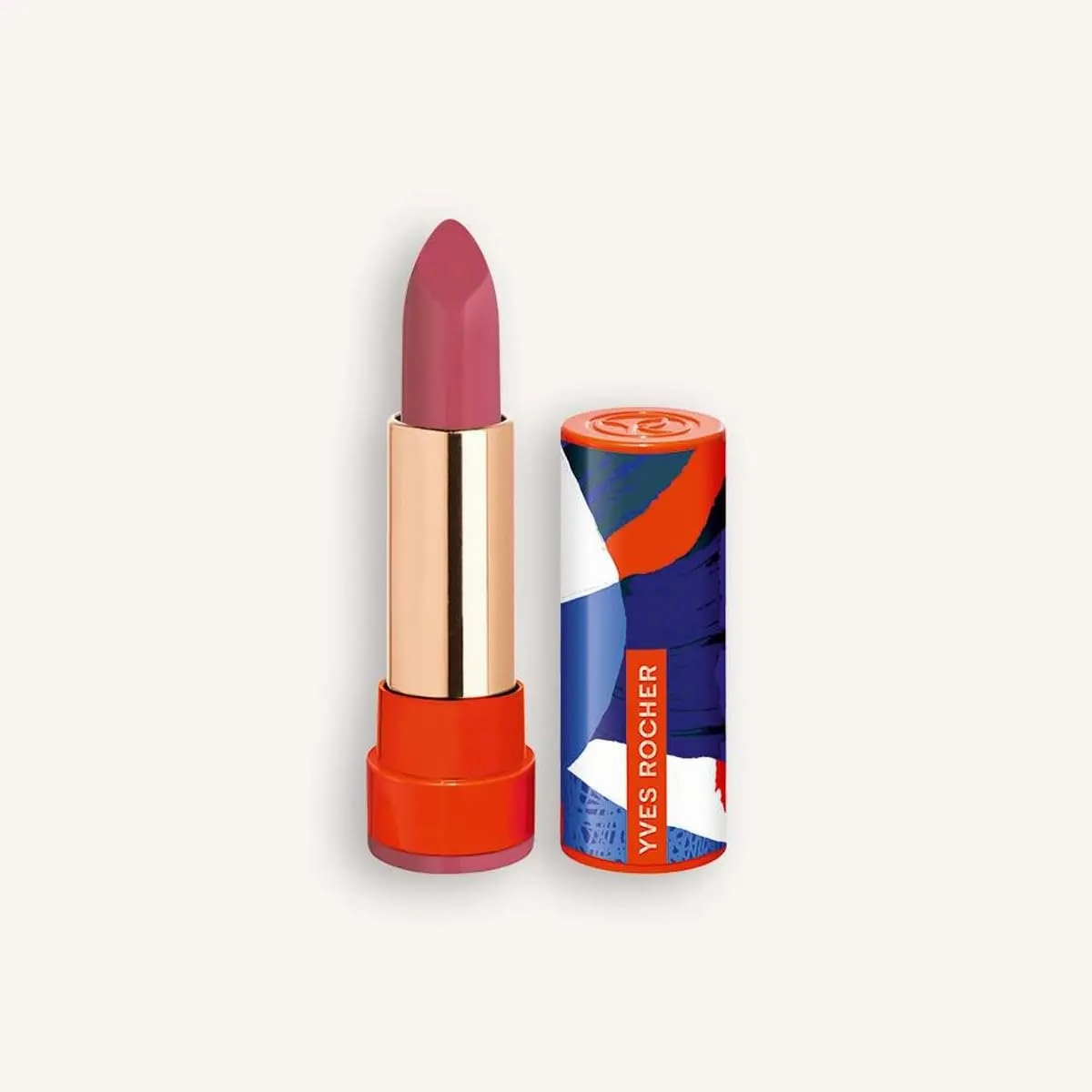 Yves Rocher Matte Lipstick Velvety Matte Finish Long-Lasting Color Hydrating & Nourishing Formula Soft Lips Women Makeup Shade 03 Pink - 3.7g / 0.13oz